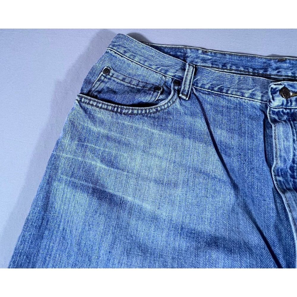 Wrangler Premium Quality Relaxed Fit Jeans Men's 42x30 Medium Wash Blue Denim - Picture 11 of 16